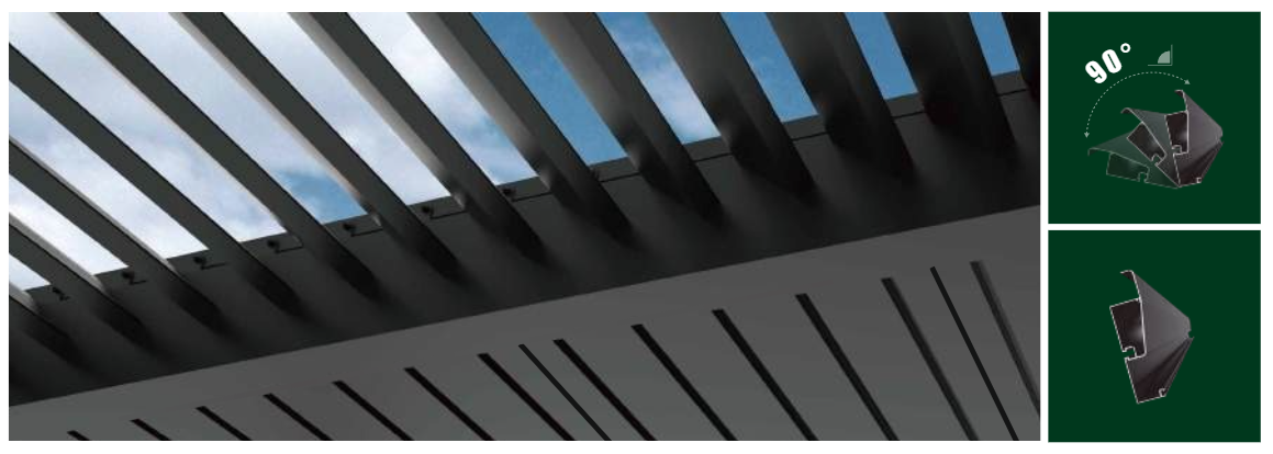 Villa Pergola 2.0 Plus louver
