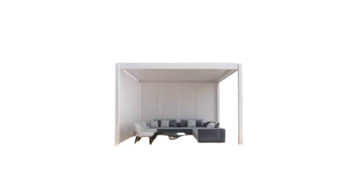 Fixed aluminium shutter