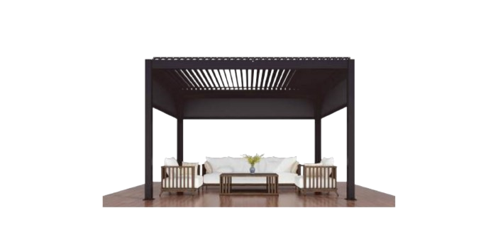 Outdoor blinds open view